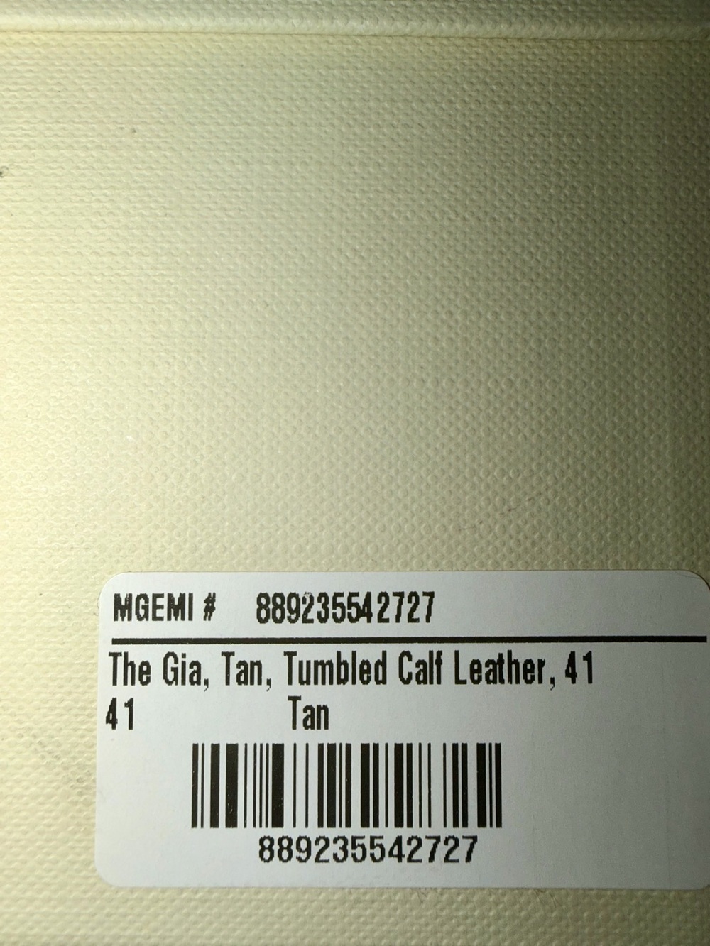 M. GEMI “The Gia” in Tan Tumbled Leather, W10 - Picture 10 of 16